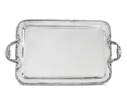 PEARL-PLATEADO-58x36 cm-BANDEJA DAVID 5952 BEATRIZ BALL