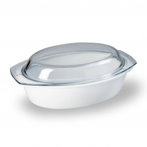 POMAX-2500000-0-FUENTE OVALADA CON TAPA-THUN