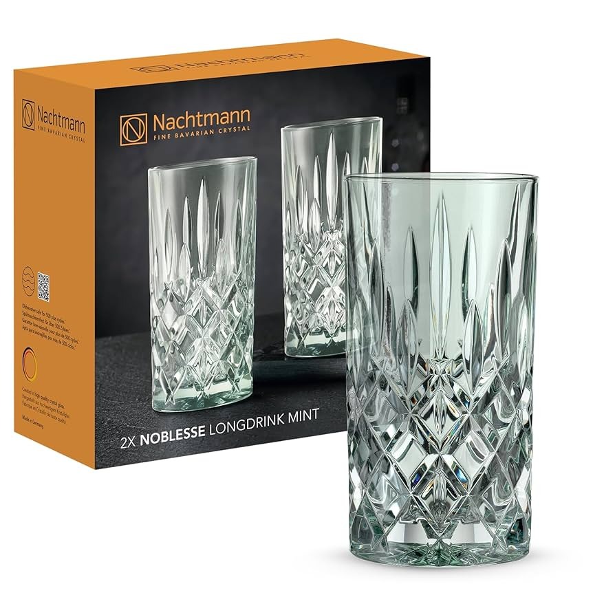 NOBLESSE-MINT-395 ml-2 VASOS LARGOS-NACHTMANN