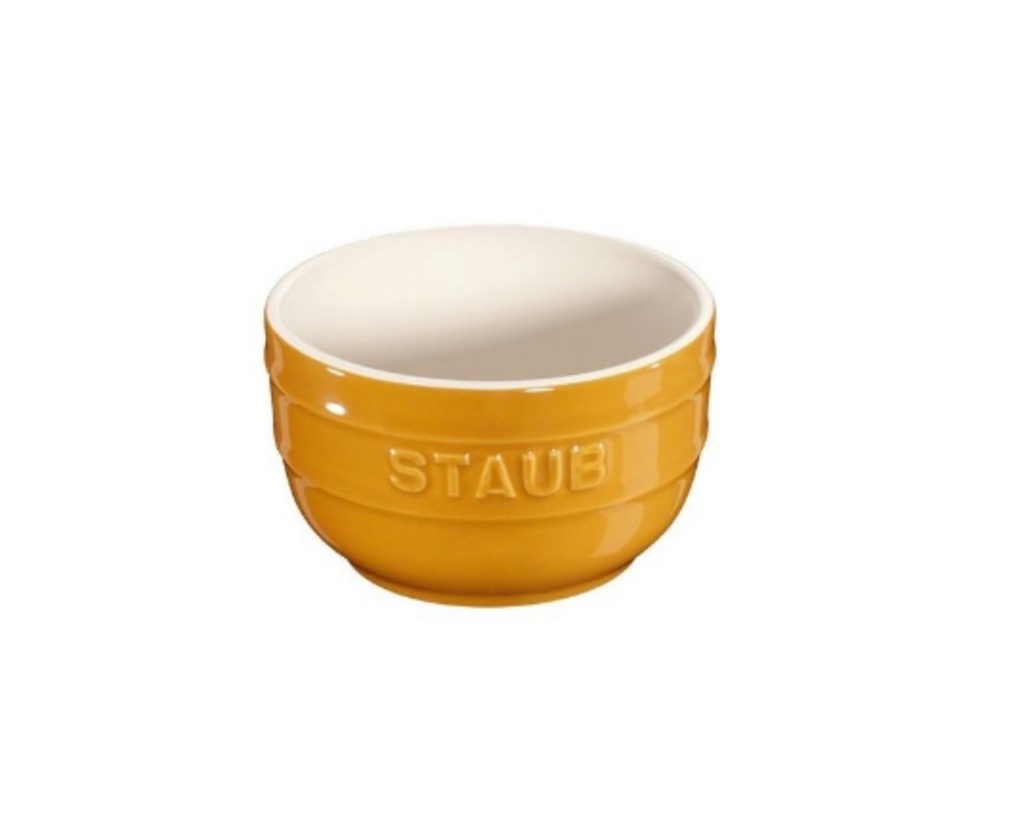 STAUB CERAMIC-MOSTAZA-8 cm-RAMEKIN REDONDO