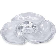 VENTO ALESSIO-PLATEADO-30 cm-FUENTE TRIPLE 7543 BEATRIZ BALL