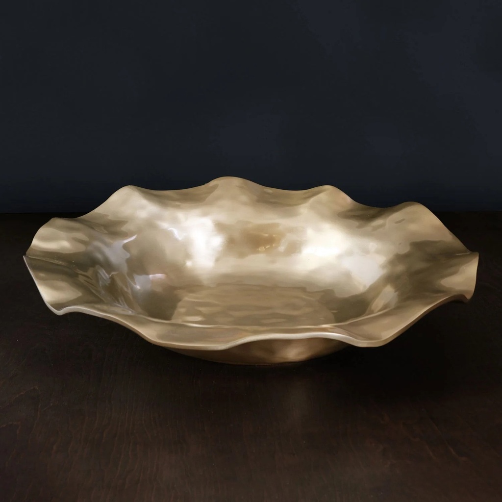 SIERRA MODERN SARAH GOLD-DORADO-44 cm-BOWL GRANDE 8155 BEATRIZ BALL