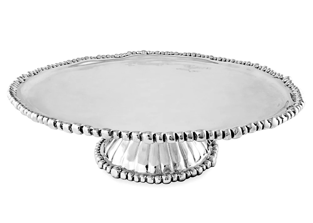 ORGANIC PEARL NOVA-PLATEADO-33 CM-FUENTE TORTERA 6412 BEATRIZ BALL