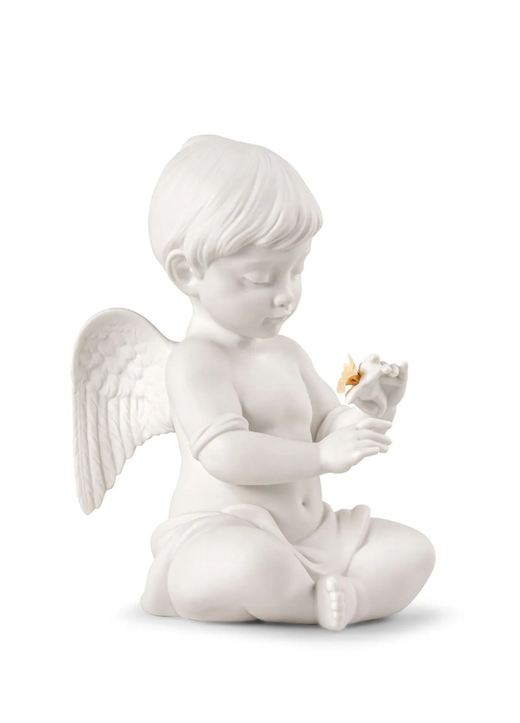 LLADRO-0-0-ANGEL CON FLOR