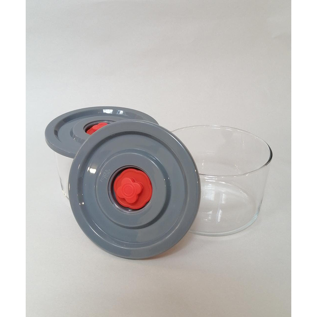 SIMAX-0-0-SET CONTENEDOR 2 PIEZAS BOHEMIA CRISTAL