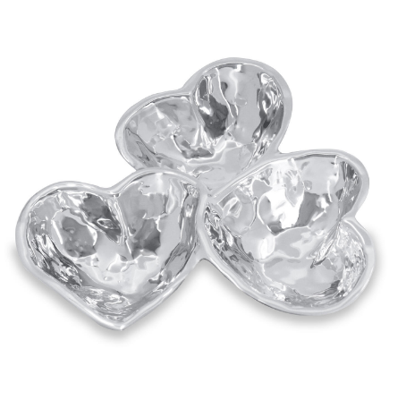 SOHO-PLATEADO-27 cm-FUENTE TRES CORAZONES BEATRIZ BALL