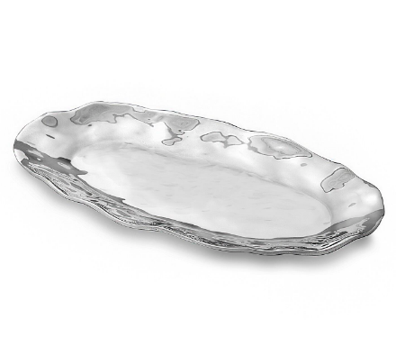 SOHO-PLATEADO-41 cm-FUENTE OVALADA BEATRIZ BALL