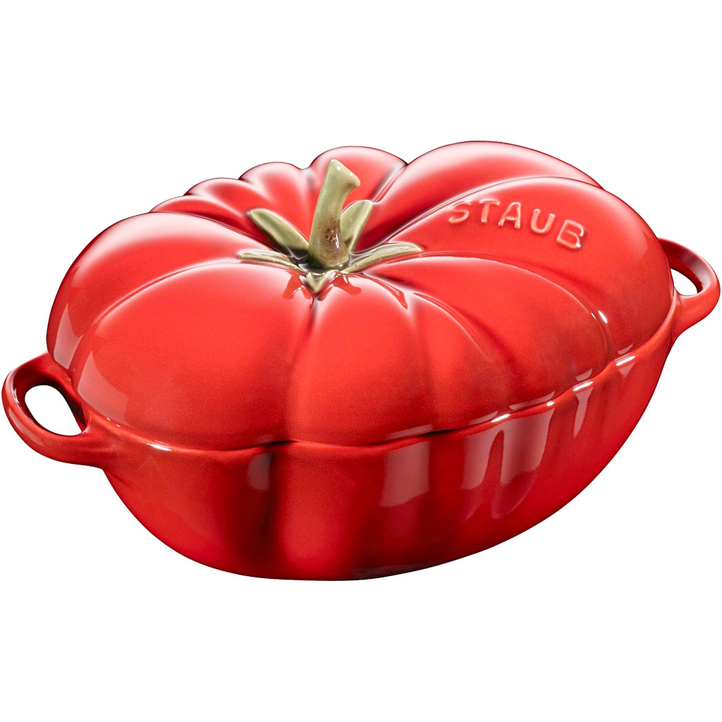 STAUB-CERAMIC-CHERRY-0.5 L-COCOTTE TOMATE