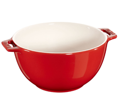 STAUB-CERAMIC-CHERRY-18 cm-BOWL REDONDO CON AGARRADORES