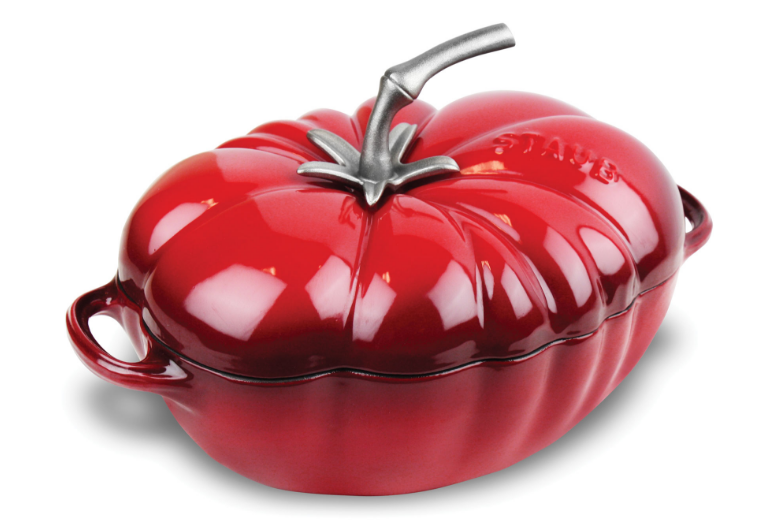STAUB-HIERRO FUNDIDO-CHERRY-25 cm-COCOTTE TOMATE