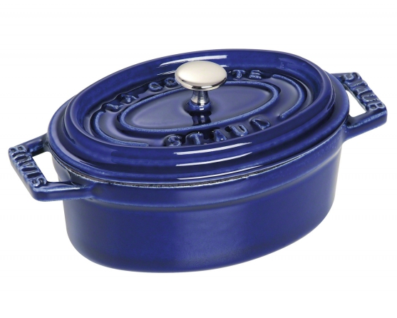 STAUB HIERRO FUNDIDO-AZUL-11 cm-COCOTTE OVALADO