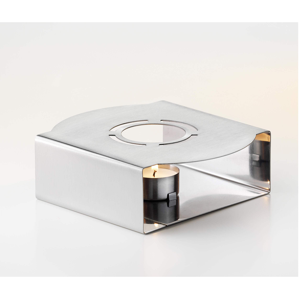 TEA AND COFFEE-0-14X16 cm-CALENTADOR BOHEMIA CRISTAL