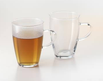 TEA AND COFFEE-0-300 ml-2 TAZA ORIO BOHEMIA CRISTAL