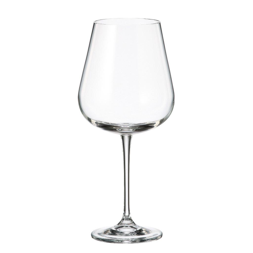 ARDEA-0-330 ml-6 COPAS VINO BLANCO-C CRISTAL DE BOHEMIA