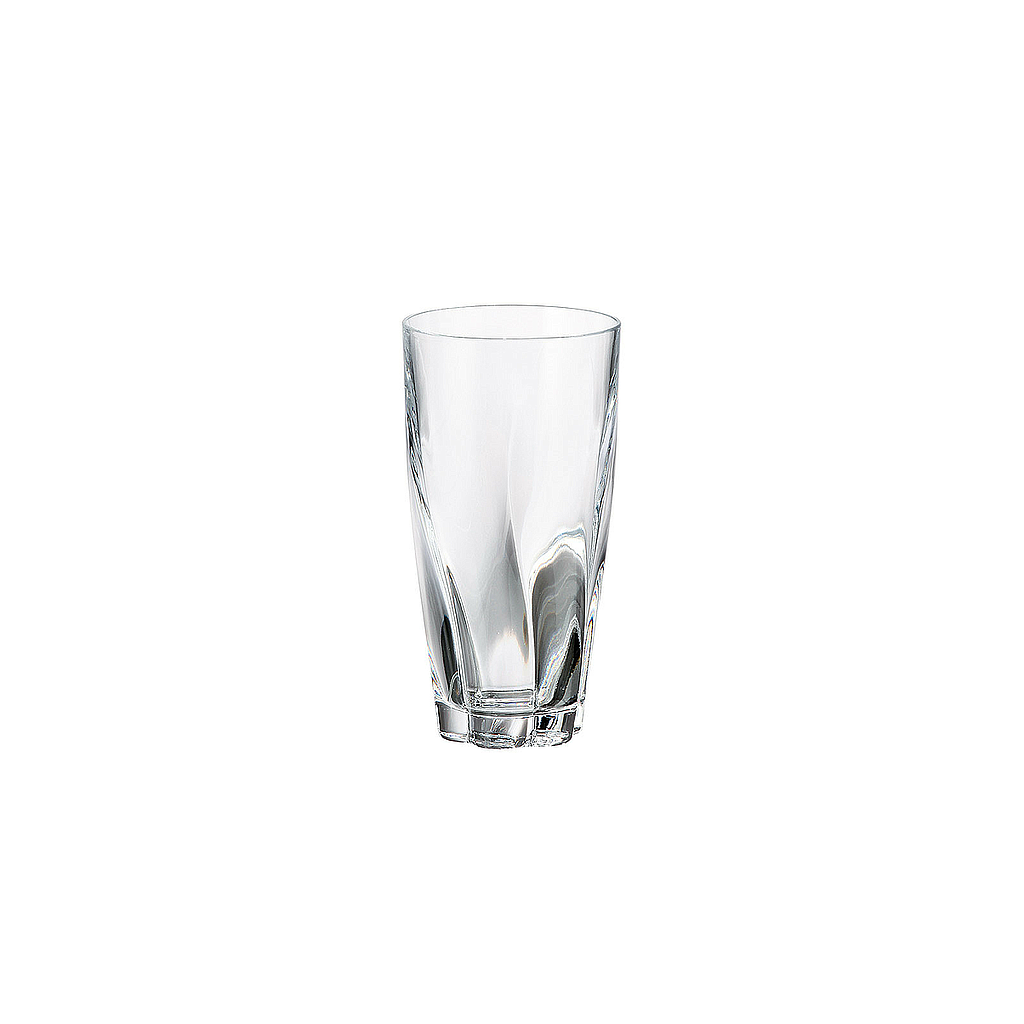 BARLEY-0-390 ml-6 VASOS-CRYSTALITE BOHEMIA CRISTAL