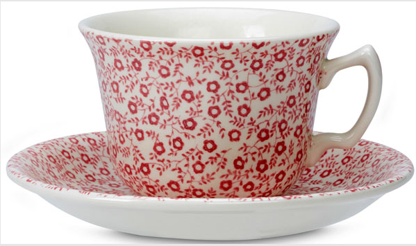 BURLEIGH-RED FELICITY-187 ml-TAZA DE TE CON PLATILLO