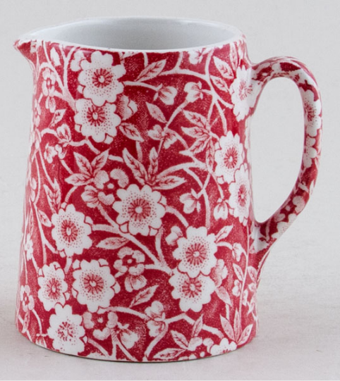 BURLEIGH-RED CALICO-284 ml-JARRA TANKARD PEQUENA