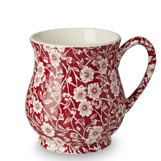 BURLEIGH-RED CALICO-350 ml-MUG SAND