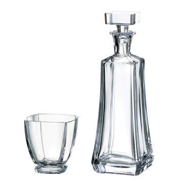 AREZZO-0-7 pza-SET 1+6-C CRISTAL DE BOHEMIA