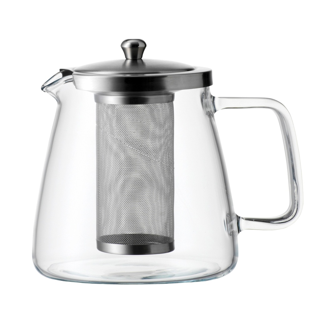 TEA AND COFFEE-0-1300 ml-TETERA CON TAPA Y COLADOR CHARME BOHEMIA CRISTAL