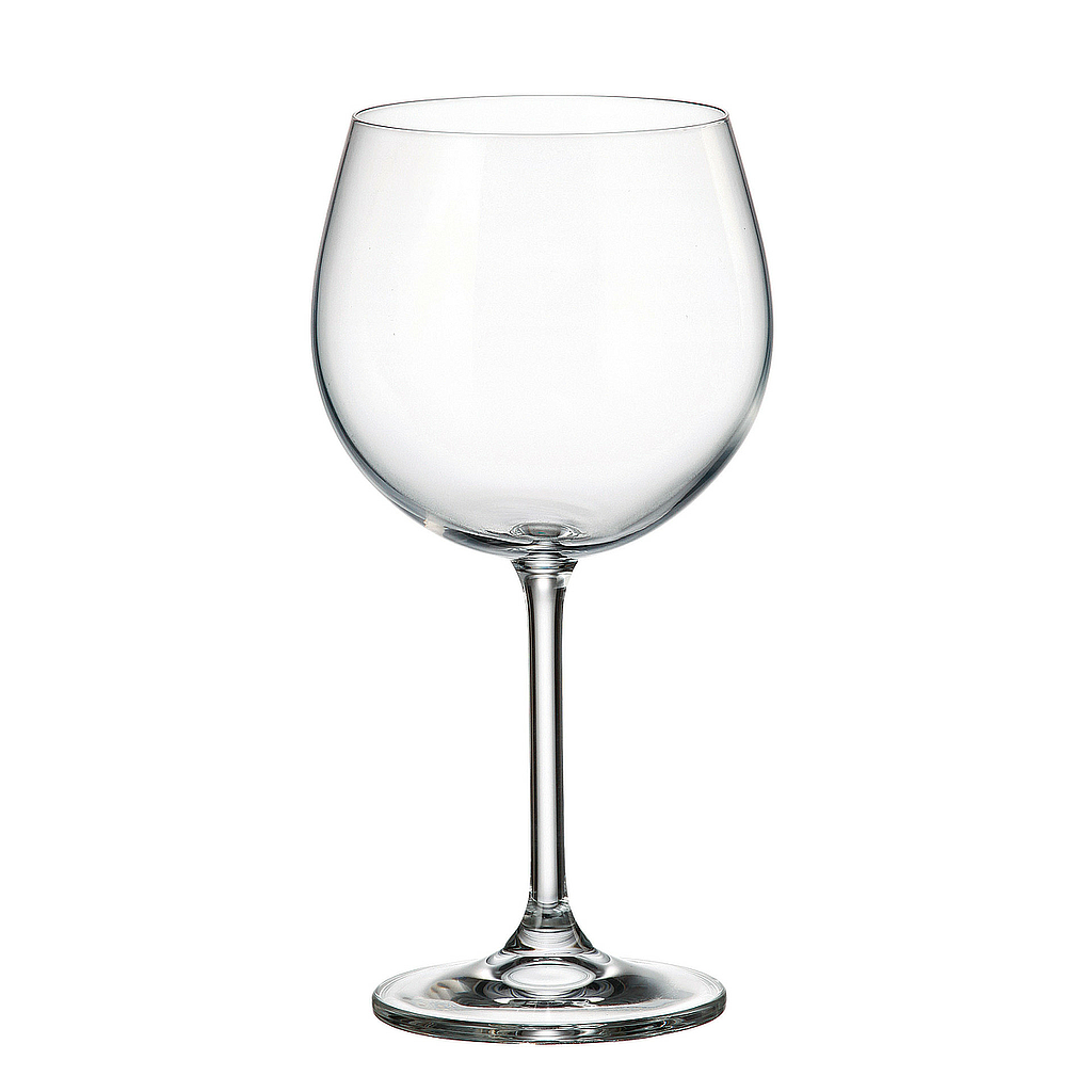 COLIBRI-0-650 ml-6 COPAS VINO TINTO-C CRISTAL DE BOHEMIA