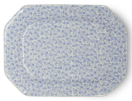 BURLEIGH-BLUE FELICITY-25 cm-FUENTE RECTANGULAR PEQUENA