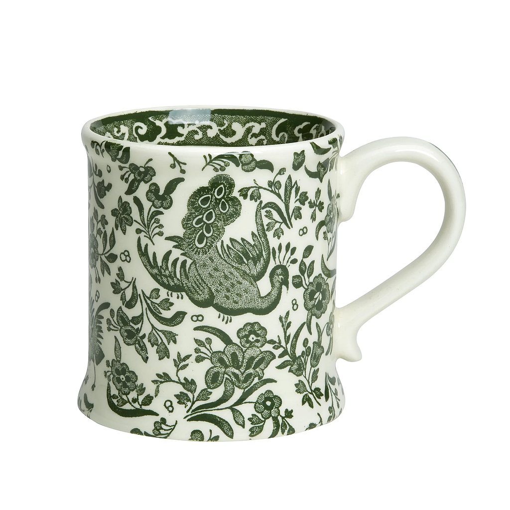 BURLEIGH-GREEN REGAL PEACOCK-300 ml-MUG CON PIE