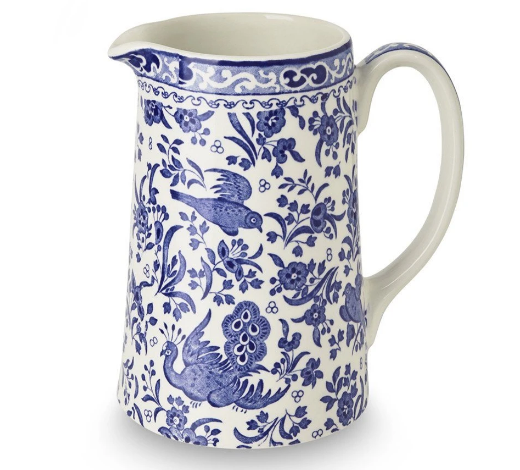 BURLEIGH-BLUE REGAL PEACOCK-568 ml-JARRA TANKARD MEDIANA