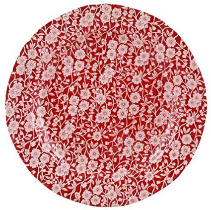 BURLEIGH-RED CALICO-19 cm-PLATO PANERO