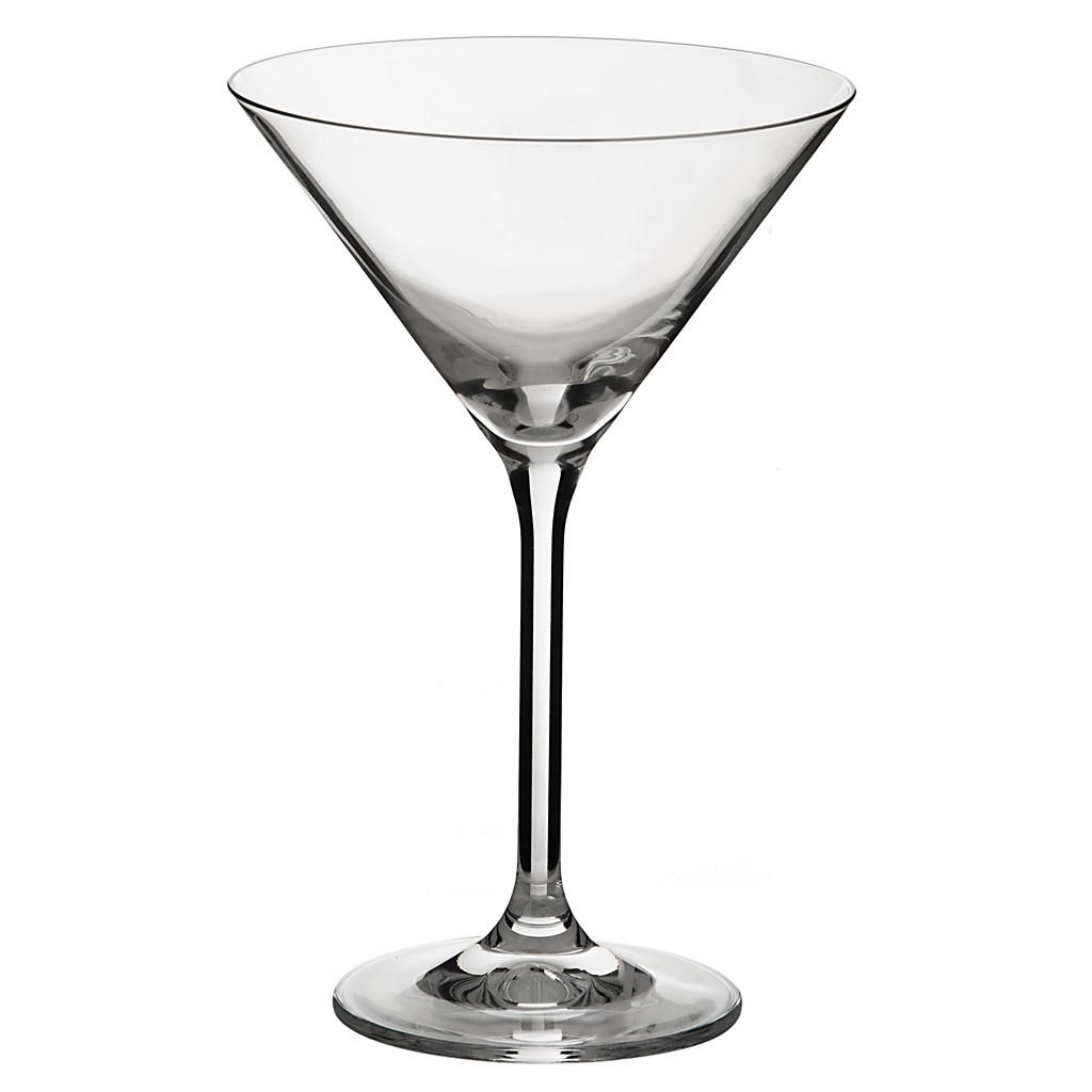 GRAND GOURMET-0-150 ml-6 COPAS MARTINI-BOHEMIA CRISTAL