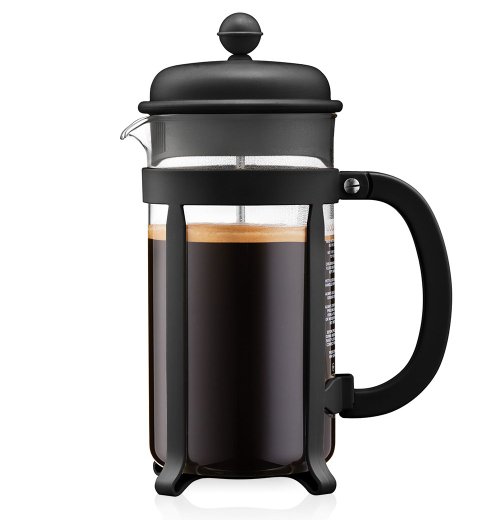 JAVA-NEGRO BOROSILICATO-1 L-PRENSA DE CAFÉ 8 TAZAS-BODUM
