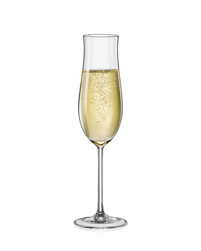 ATTIMO-0-180 ml-6 CHAMPAGNE FLAUTA BOHEMIA