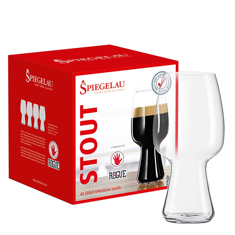 CRAFT BEER GLASS-0-600 ml-4 VASOS CERVEZA STOUT-SPIEGELAU