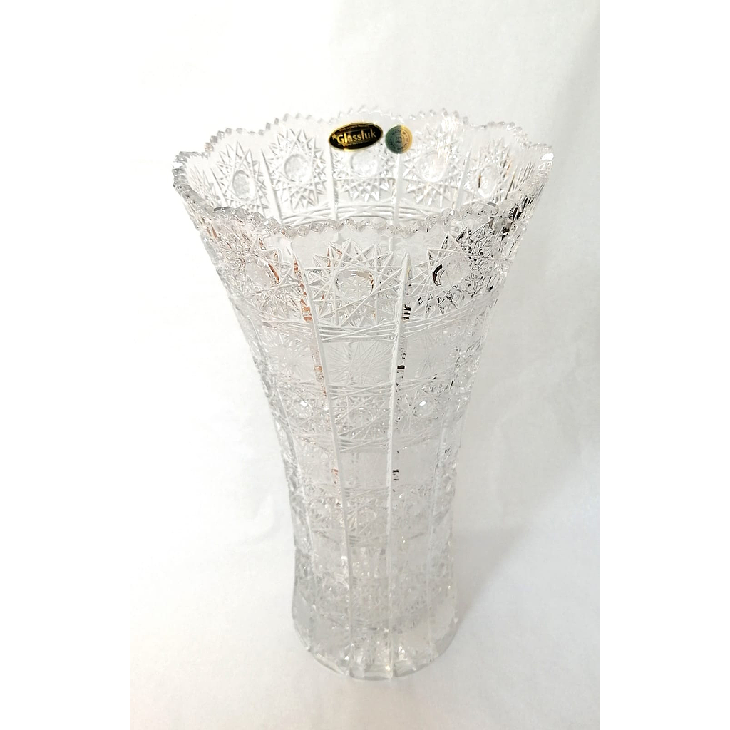 CRISTAL DE ROCA-PK500-30.5 cm-FLORERO-BOHEMIA CRISTAL