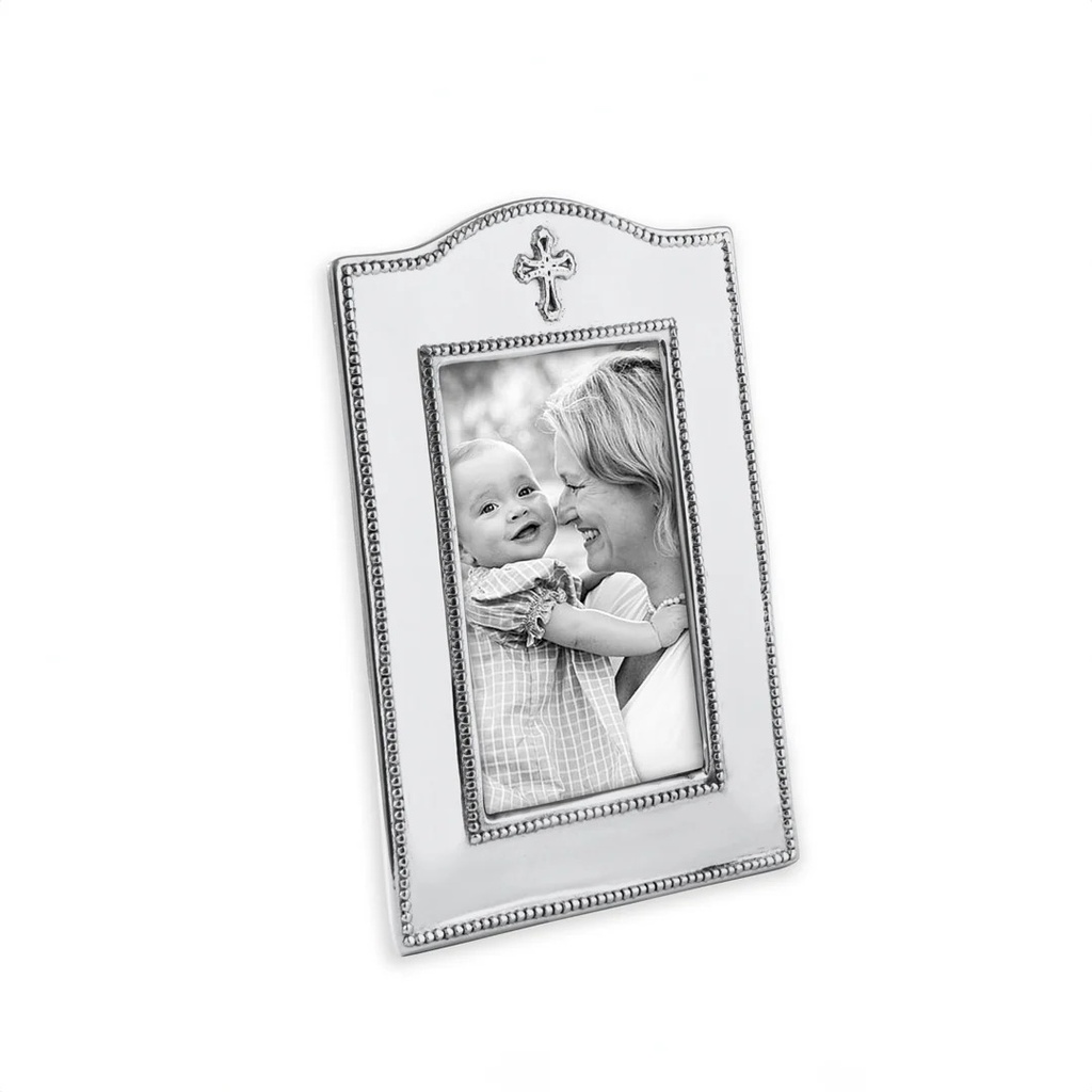 CROSS-PLATEADO-15x10 cm-PORTARETRATO 6751 BEATRIZ BALL