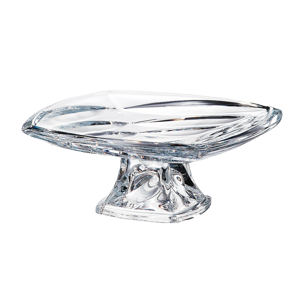 FACET-0-32 cm-FUENTE CON PIE BOHEMIA