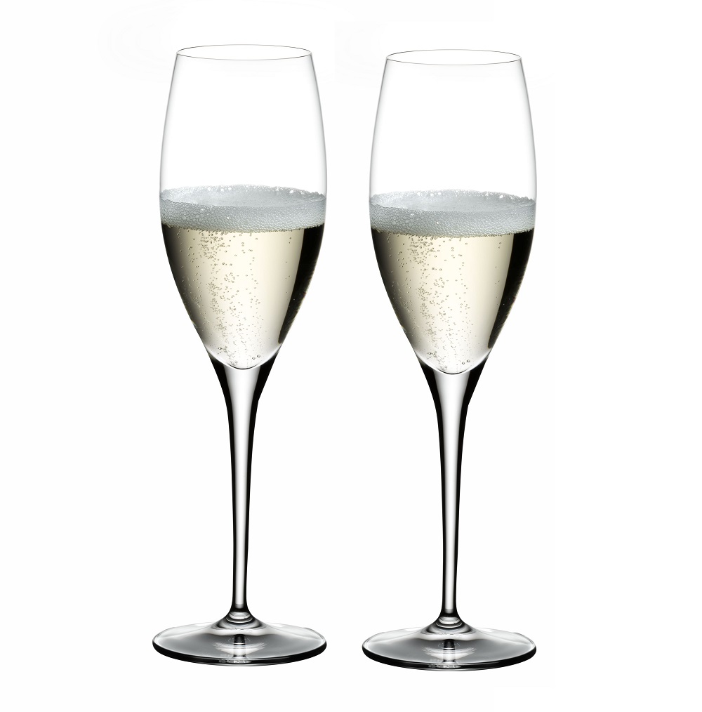 HEART TO HEART-0-305 ml-2 CHAMPAGNE FLAUTA-RIEDEL