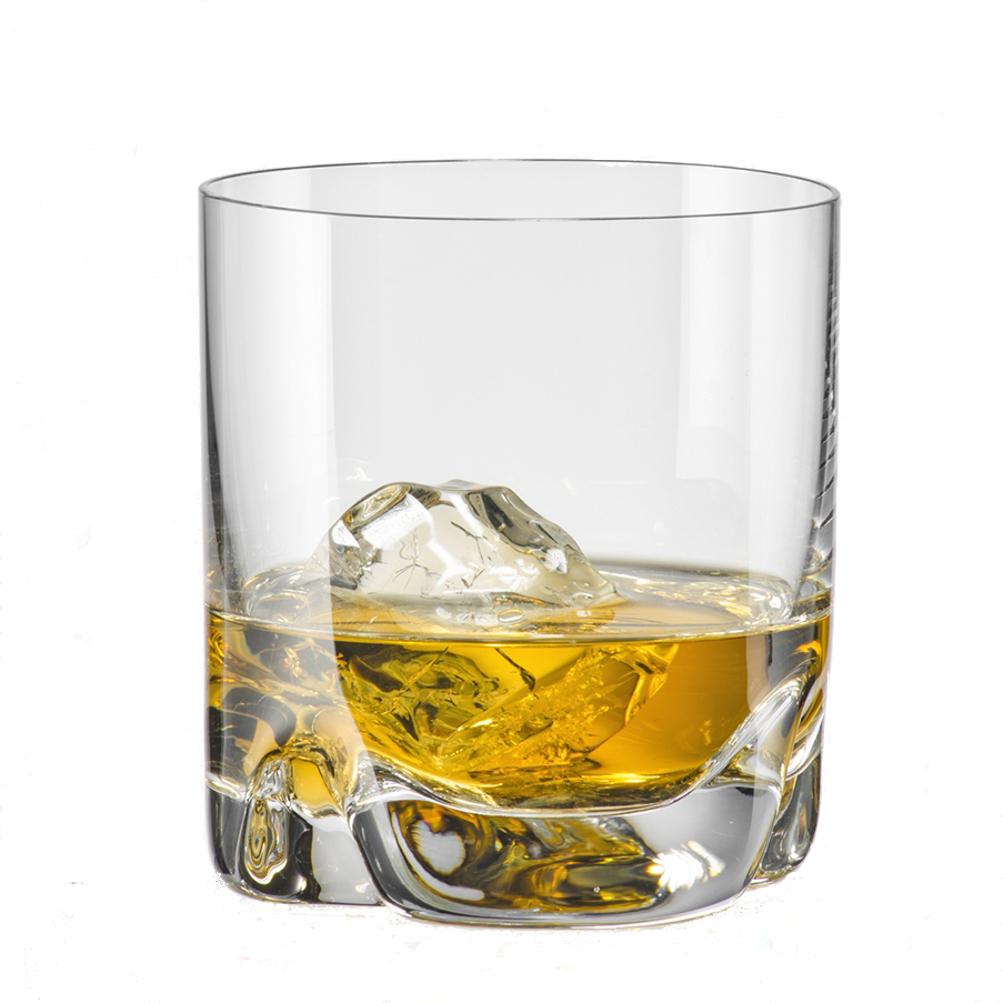 BAR TRIO-0-280 ml-4 VASO WHISKY-BOHEMIA CRISTAL