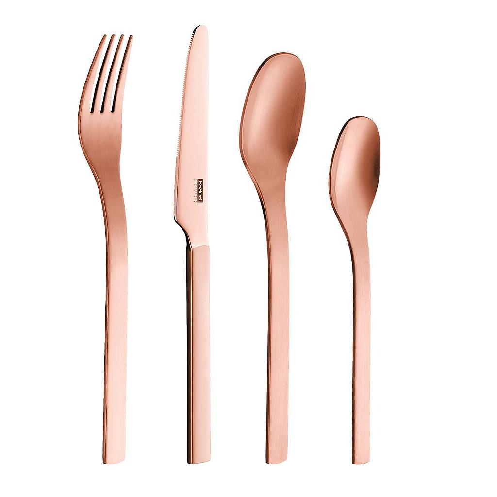 BARCELONA SET-COBRE-16 pcs-CUBERTERIA 