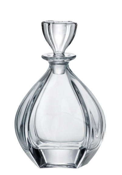 LAGUNA-0-950 ml-BOTELLA-C CRISTAL DE BOHEMIA