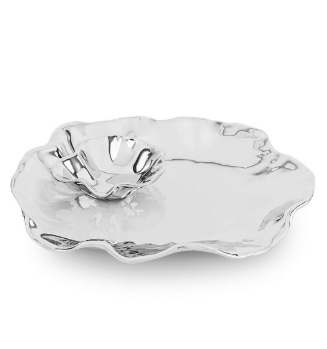 VENTO-PLATEADO-36 cm-CHIP AND DIP BERGAMO 6874 BEATRIZ BALL