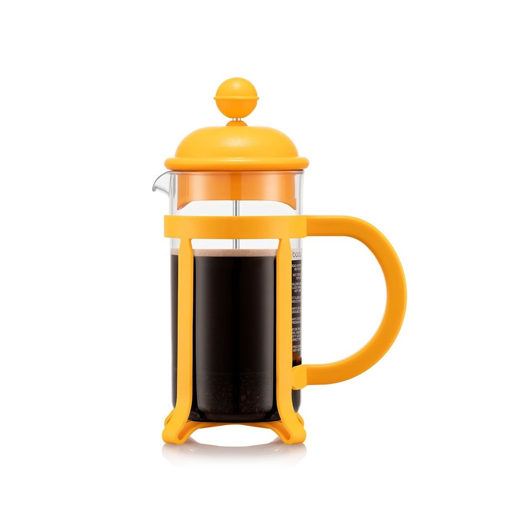 JAVA-AMARILLO-350 ml-PRENSA CAFÉ 3 TAZAS-BODUM