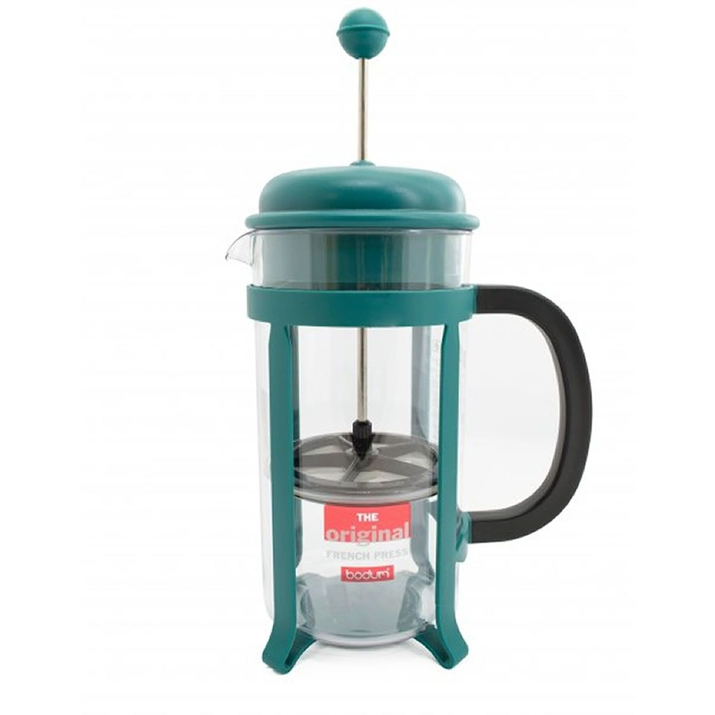 JAVA-VERDE BOSQUE PLASTICO-1.0 L-PRENSA CAFÉ 8 TAZAS-BODUM
