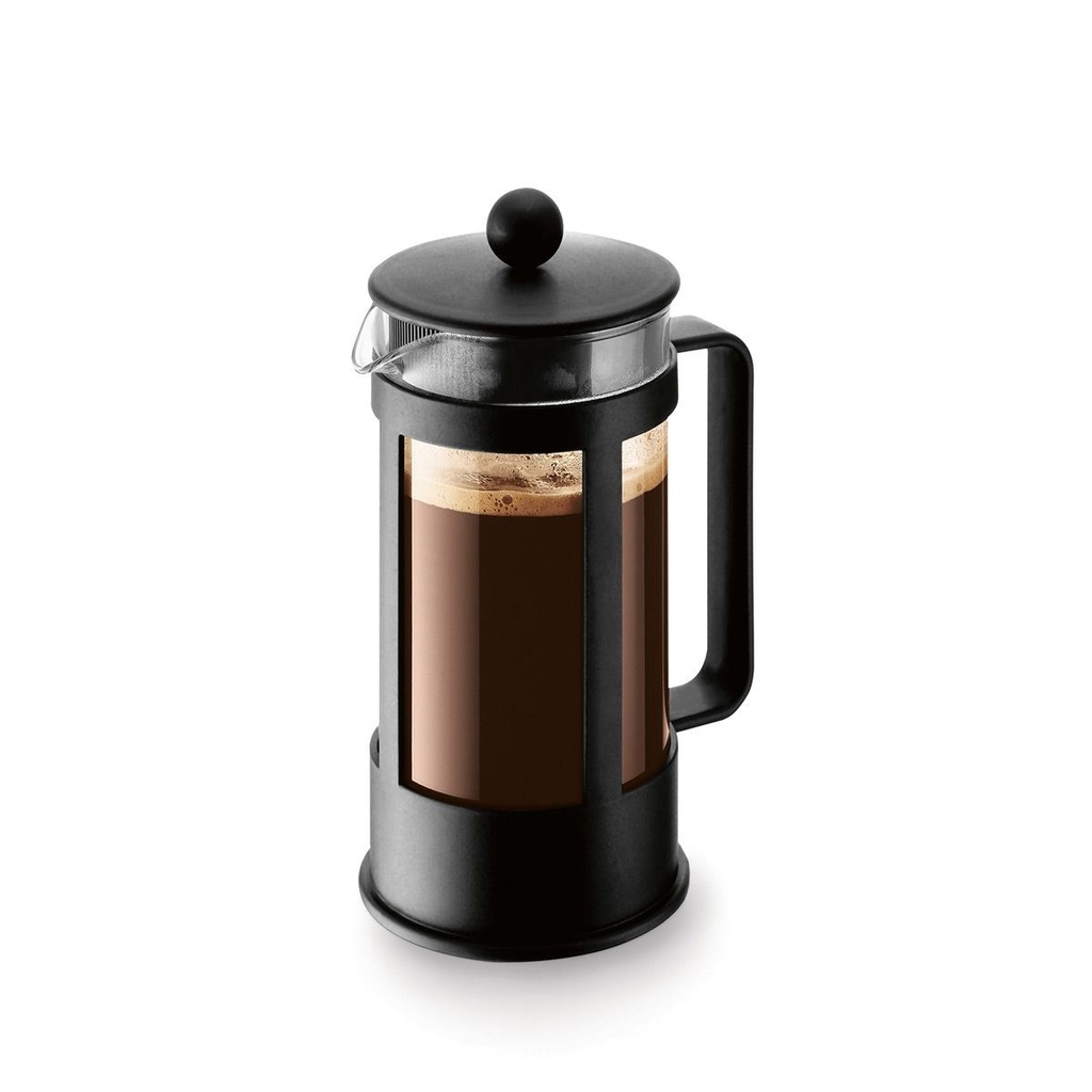 KENYA-NEGRO BOROSILICATO-350ml-PRENSA DE CAFE 3 TAZAS-BODUM