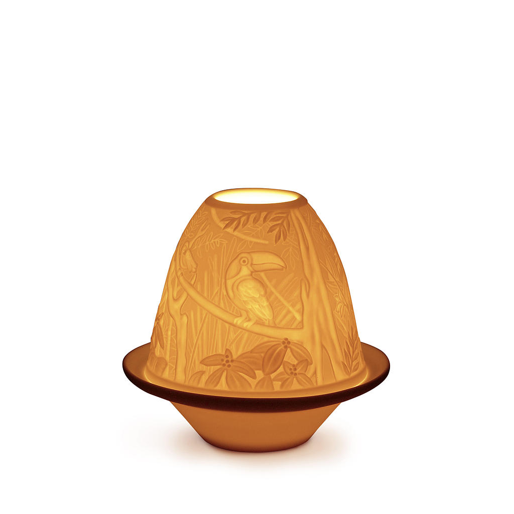 LLADRO-0-0-LITOFANIA TUCANES CON PLATO