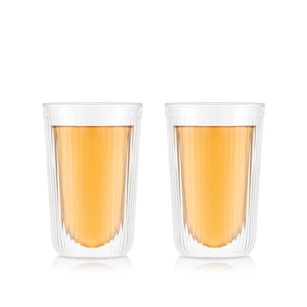 DOURO-TRANSPARENTE-250 ml- 2 VASOS DOBLE PARED-BODUM