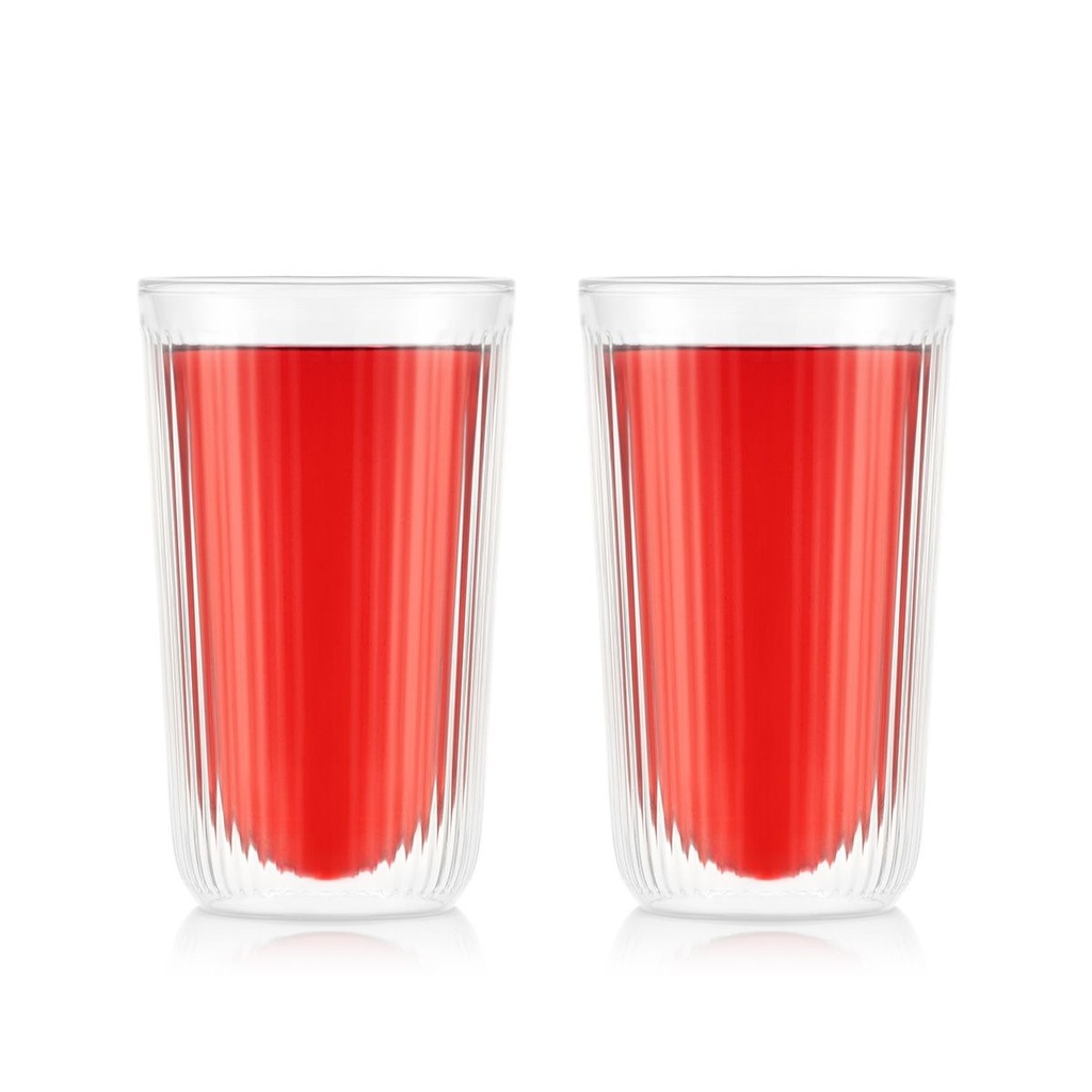 DOURO-TRANSPARENTE-350 ml- 2 VASOS DOBLE PARED-BODUM