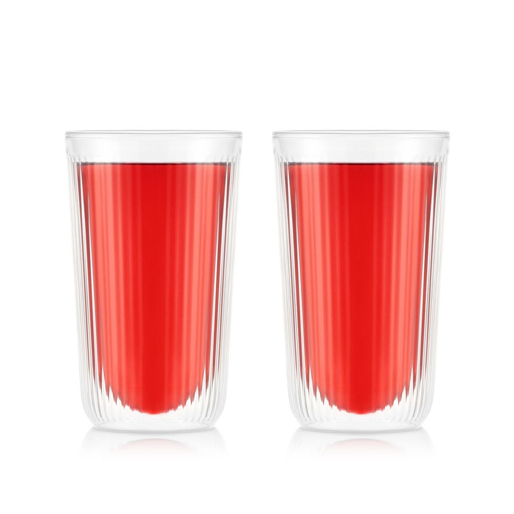 DOURO-TRANSPARENTE-350 ml-2 VASOS DOBLE PARED-BODUM