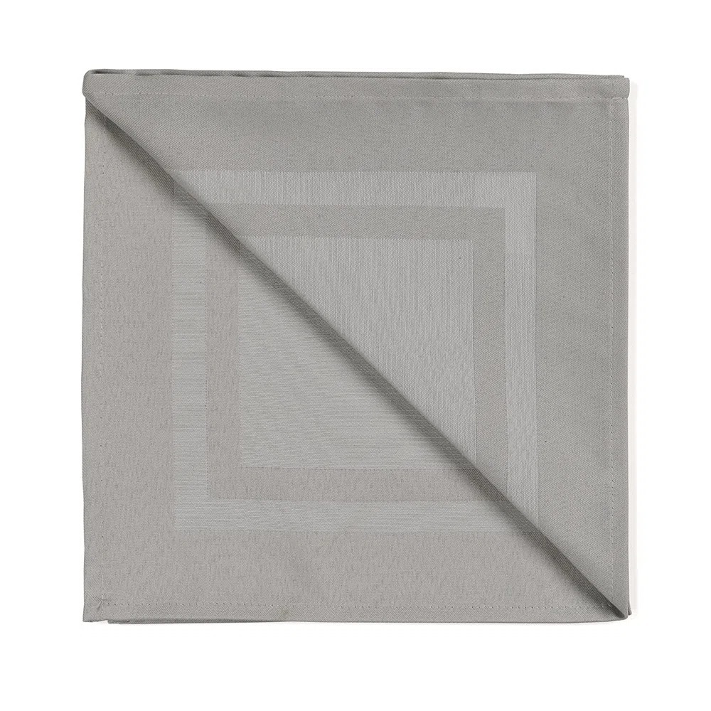 GOURMET-CINZA-51 x 51 cm-6 SERVILLETAS-KARSTEN