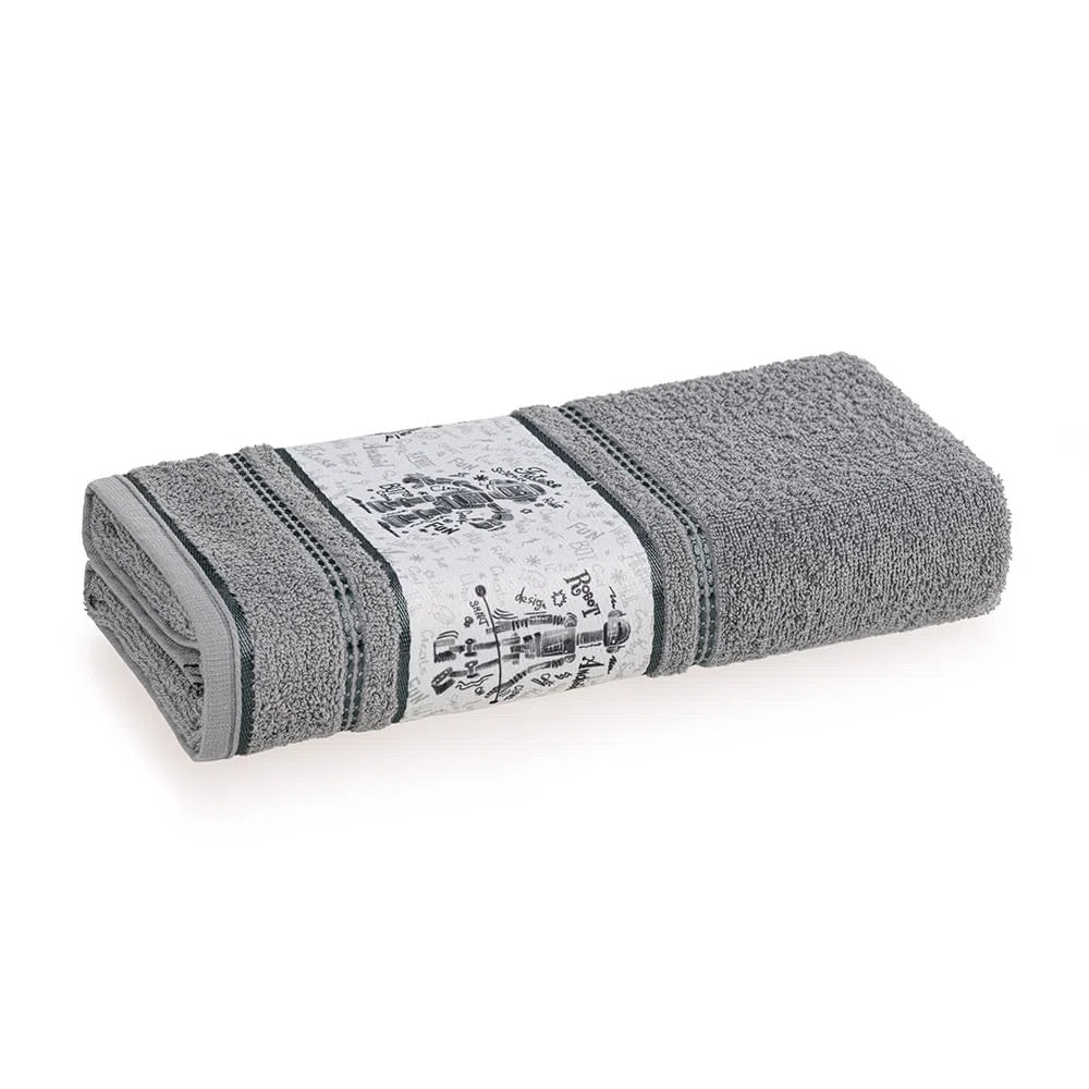 ROBOTS-380 gsm-67 x 135 cm-TOALLA DE BAÑO-KARSTEN